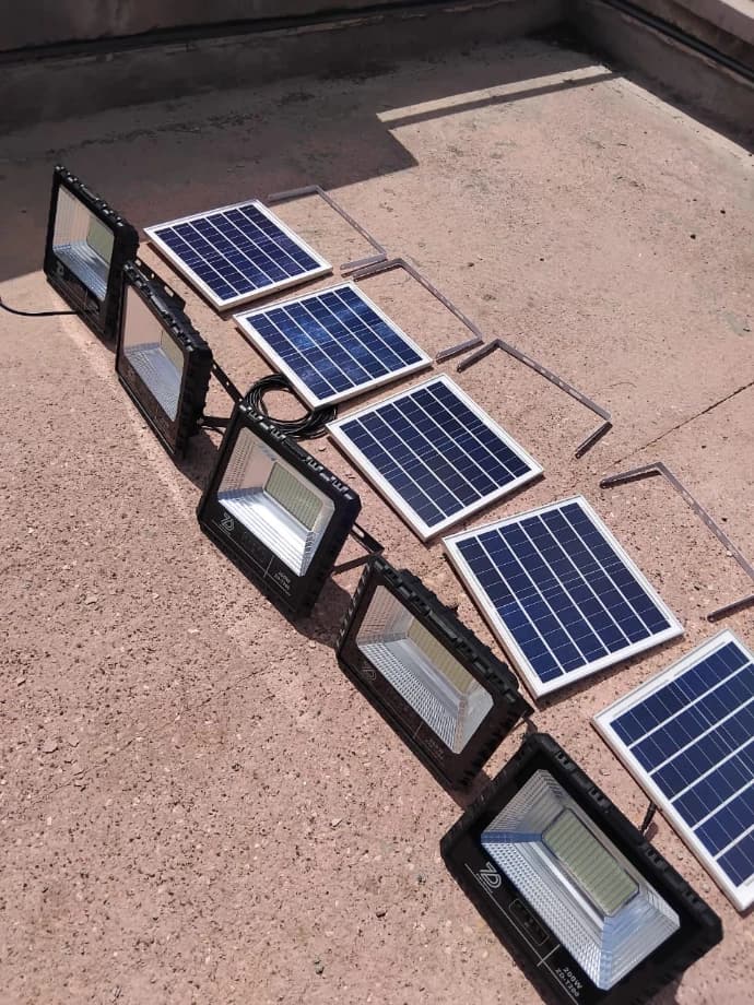 10 Solar Flood Lights — Isinya