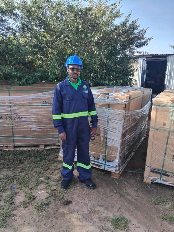 192 Solar Panels Staged for Installation — Narok