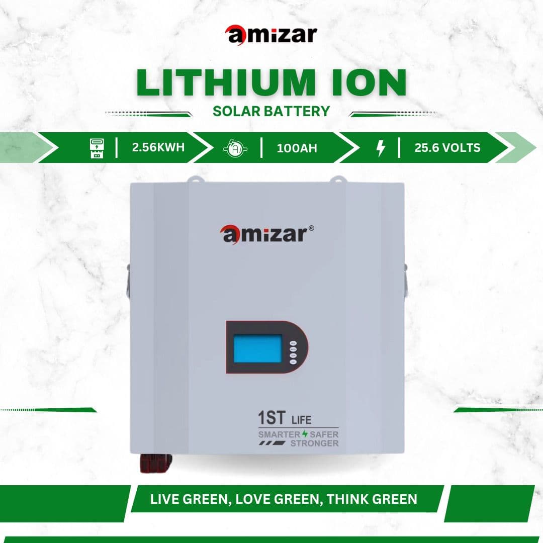 2.56kWh 24V AMIZAR Lithium Battery