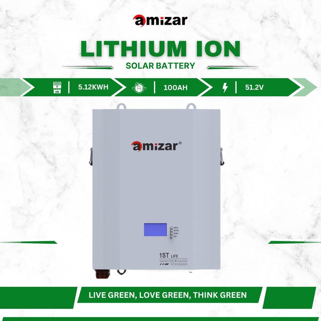 5.12kWh 48V AMIZAR Lithium Battery